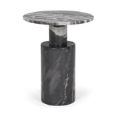 16" Gray Stone and Wood