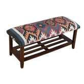 Brown Fabric and Solid Manufactured Wood Free Form Solid Furniture Set