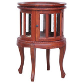 Vitrine Cabinet Brown Solid mahogany wood, glass Medium