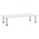 TV Stand Transparent Tempered glass, Stainless steel Medium