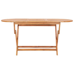 Outdoor Dining Set Natural Teak Smooth sanded teak hardwood