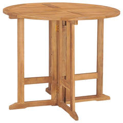 Outdoor Dining Set Teak Solid Teak Wood Standard Foldable