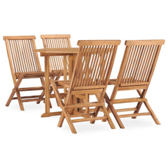 Outdoor Dining Set Teak Solid teak wood Medium Collapsible