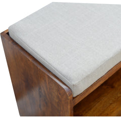 Mud Linen Shoe Bench
