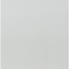 71" Clear And White and Gray Glass And Stainless Steel Pedestal Base Dining Table