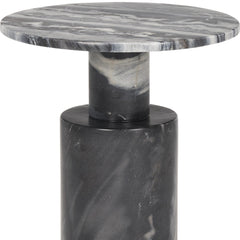 16" Gray Stone and Wood