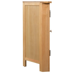 Corner Cabinet Brown Solid oak and MDF with oak veneer