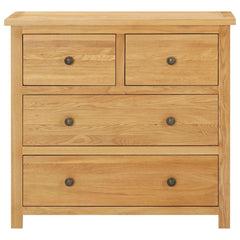 Chest Of Drawer Natural Oak Solid oak wood, MDF with oak veneer