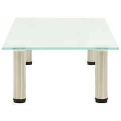 TV Stand Transparent Tempered glass, Stainless steel Medium
