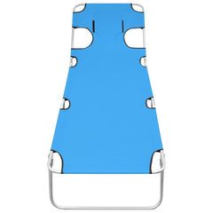 Sun Lounger Turquoise Blue