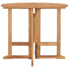 Dining Table Teak Solid Teak Wood Medium Foldable Dining Table