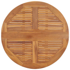 Dining Table Teak Solid Teak Wood Medium Foldable Dining Table