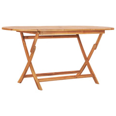 Outdoor Dining Set Natural Teak Smooth sanded teak hardwood