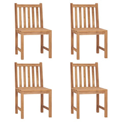Garden Chair Set of 4 Teak