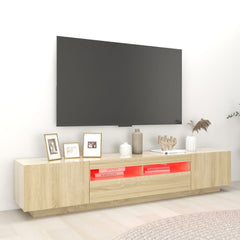 TV Stand Sonoma Oak Engineered wood Large Entertainment Center