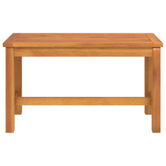 Garden Bench Natural wood color Solid acacia wood Compact
