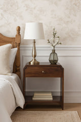 California Walnut Newton Bedside